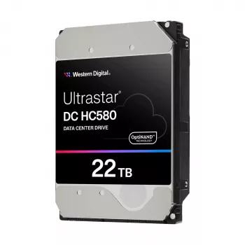 Standusis diskas Western Digital Ultrastar DC HC580 22 TB 3,5 colio SAS 7200 aps./min. 512 MB talpykla