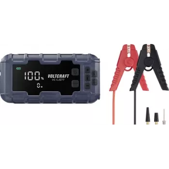 Voltcraft greitojo užvedimo sistema VC-CJS77 (VC-16533725), 12 V, 600 A, 2x USB lizdas, su įkrovimu ir laikymu