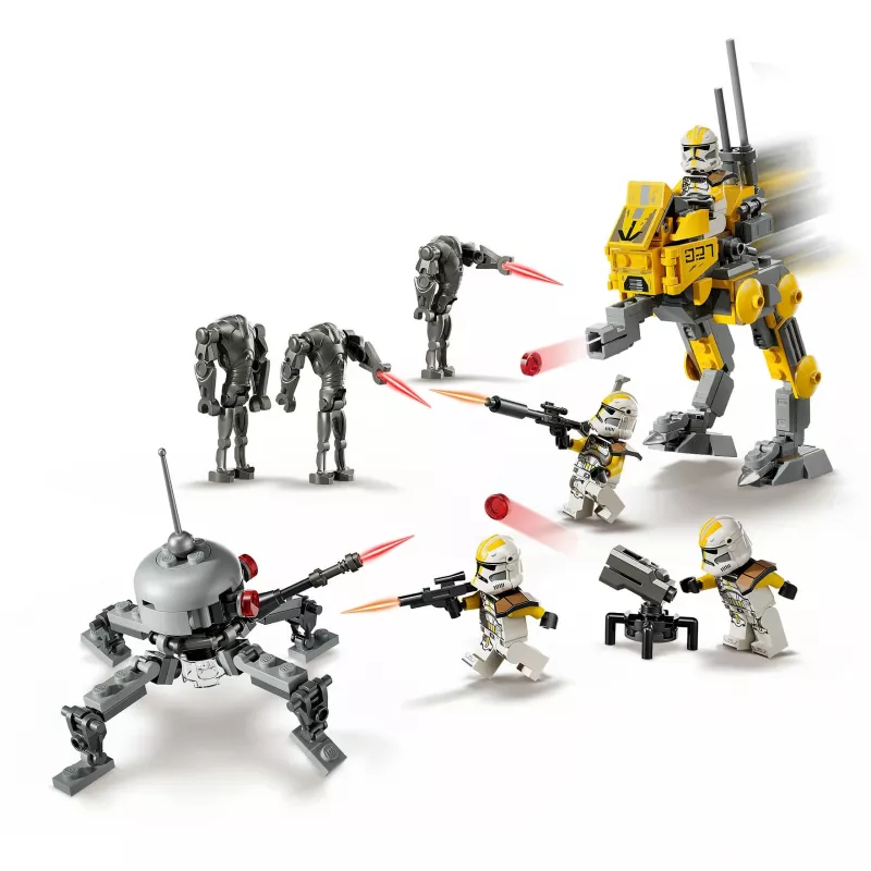 LEGO Star Wars 327-asis žvaigždžių korpusas klonų karių mūšis 75431 – 258 dalių, 7 minifigūrėlės, nuo 7 metų
