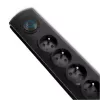 Apsauginis filtras Qoltec 50269 5 lizdų 230 V juodas