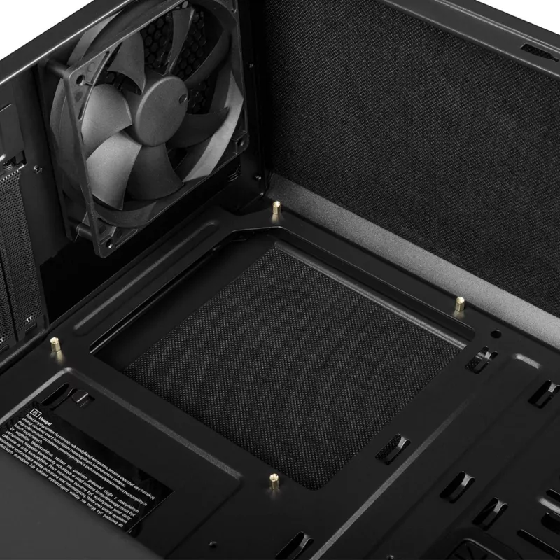 Korpusas MODECOM Oberon Pro Midi Tower – juodas, ATX/microATX/ITX, 7 lizdai, iki 395 mm GPU, 5 HDD/3 SSD vietos