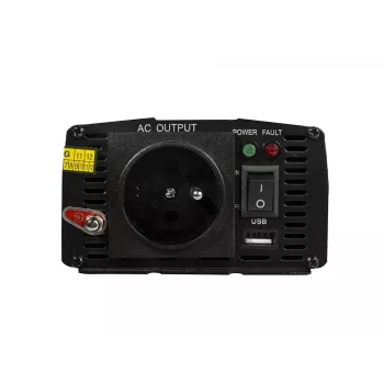 Keitiklis Green Cell INV14 300W 24V DC į 230V su USB, E tipo kištukas, aktyvus aušinimas