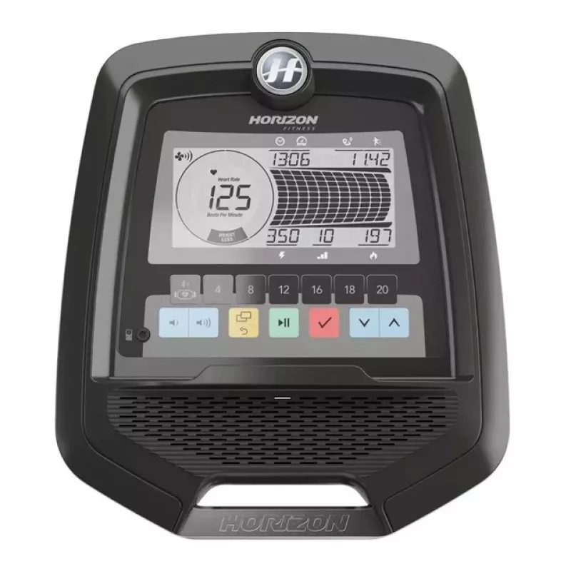 Eliptinis treniruoklis Horizon Fitness Andes 5.1 – 20 pasipriešinimo lygių, 12 programų, 50,8 cm žingsnis, 136 kg maksimalus vartotojo svoris