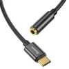 Adapteris Baseus CATL54-01 Type-C į 3,5 mm, juodas