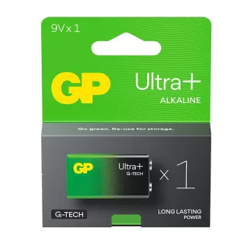 Šarminė baterija 6LR61 9V GP ULTRA+ 1 vnt.