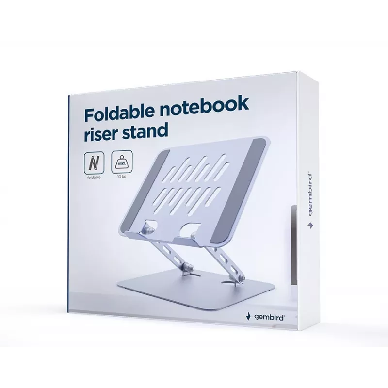 Gembird Accessory Notebook sulankstomas stovas nešiojamam kompiuteriui