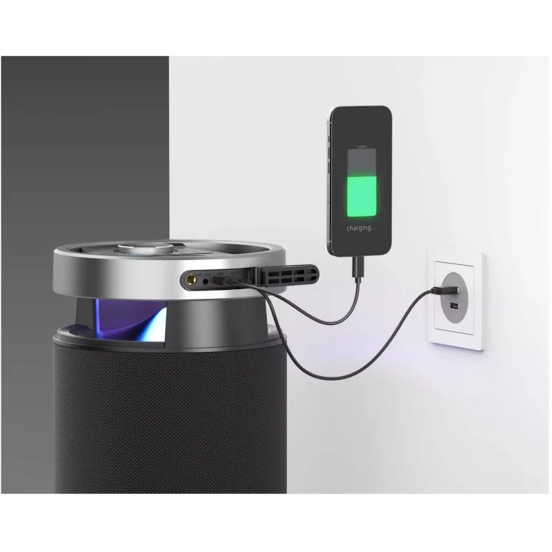 Nešiojamas Bluetooth garsiakalbis SENCOR Resonex Lounge 130W, IPX7 atsparus vandeniui, TWS, LED apšvietimas
