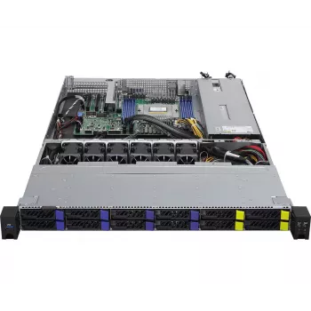 ASRock 1U8S4E-GENOA/2T serverinis barebone SoC lizdas SP5 (LGA 6096) stelažinis (1U)
