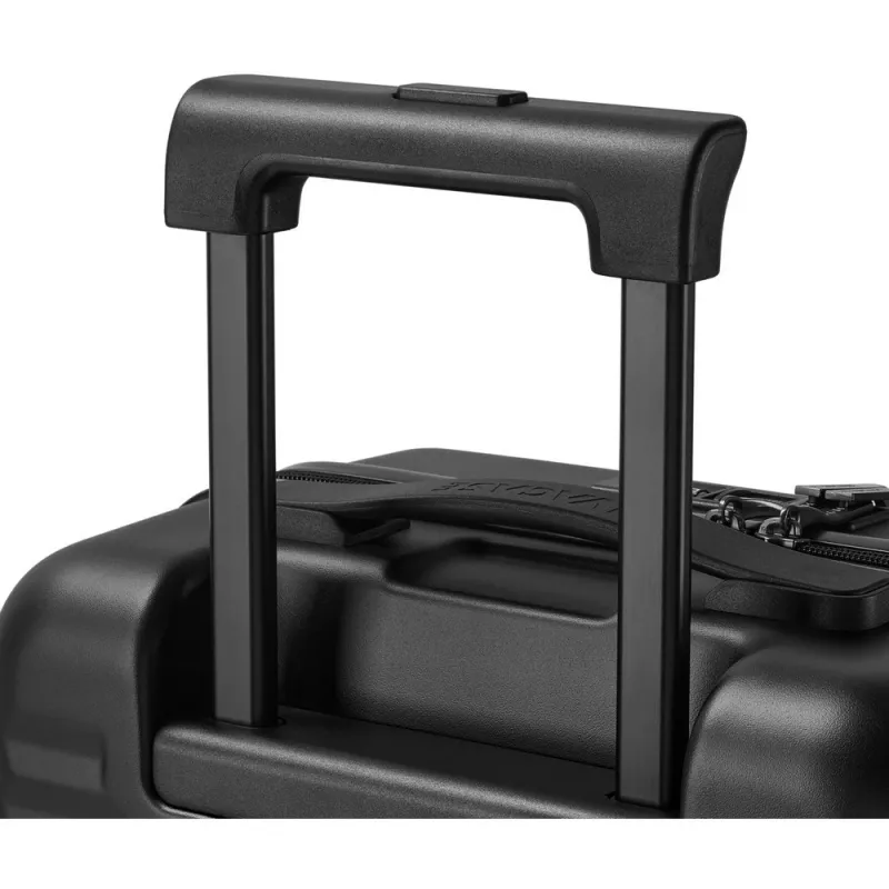 Kabininis lagaminas Rivacase Clark ECO 8181, juodas