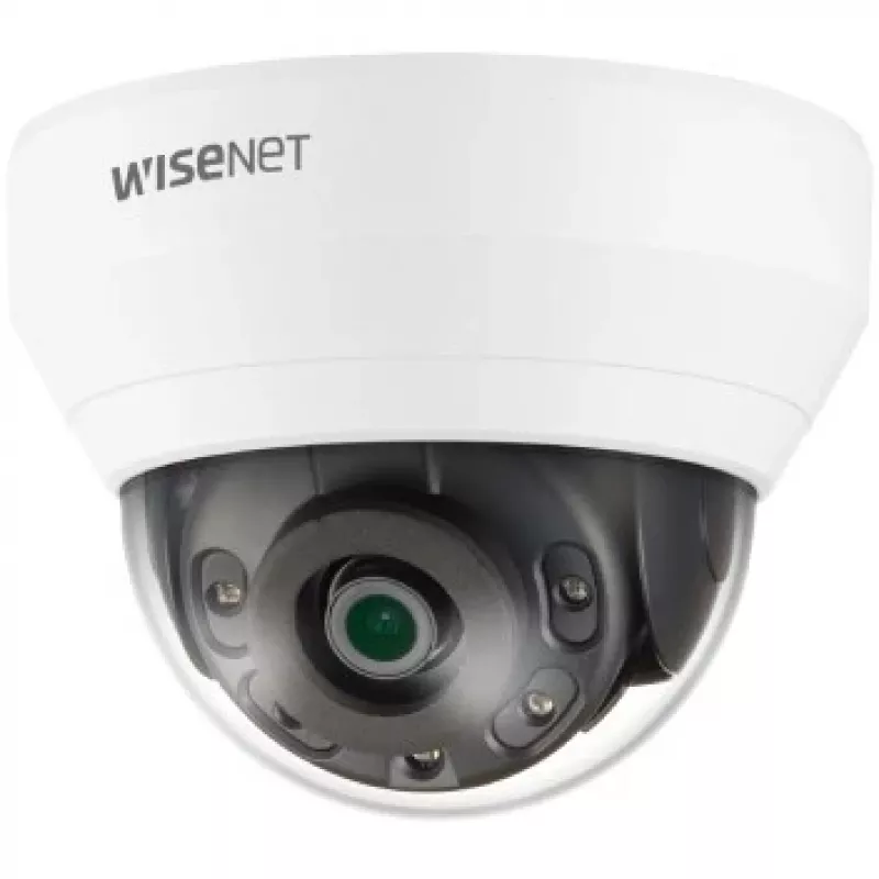 Kupolinė tinklo kamera fiksuotu objektyvu 2,8 mm diena/naktis 2560x1440 H.265 IK10 IP66 infraraudonasis švietimas HANWHA WISENET