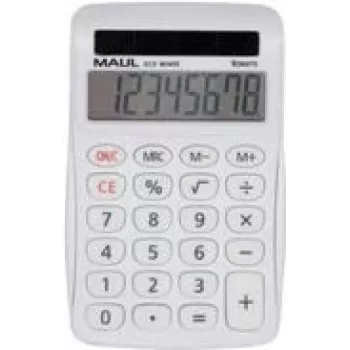 Stalinis skaičiuotuvas Jakob Maul GmbH ECO MJ 455 8 skaitmenys Baltas saulės energija - be baterijos (7263102)