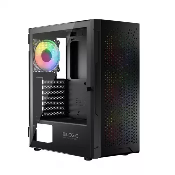 Logic Aramis ARGB MINIDI USB 3.0 korpusas juodas