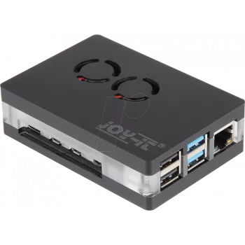 Dėklas Raspberry Pi 4 model B Joy-it RB-CaseP4+03