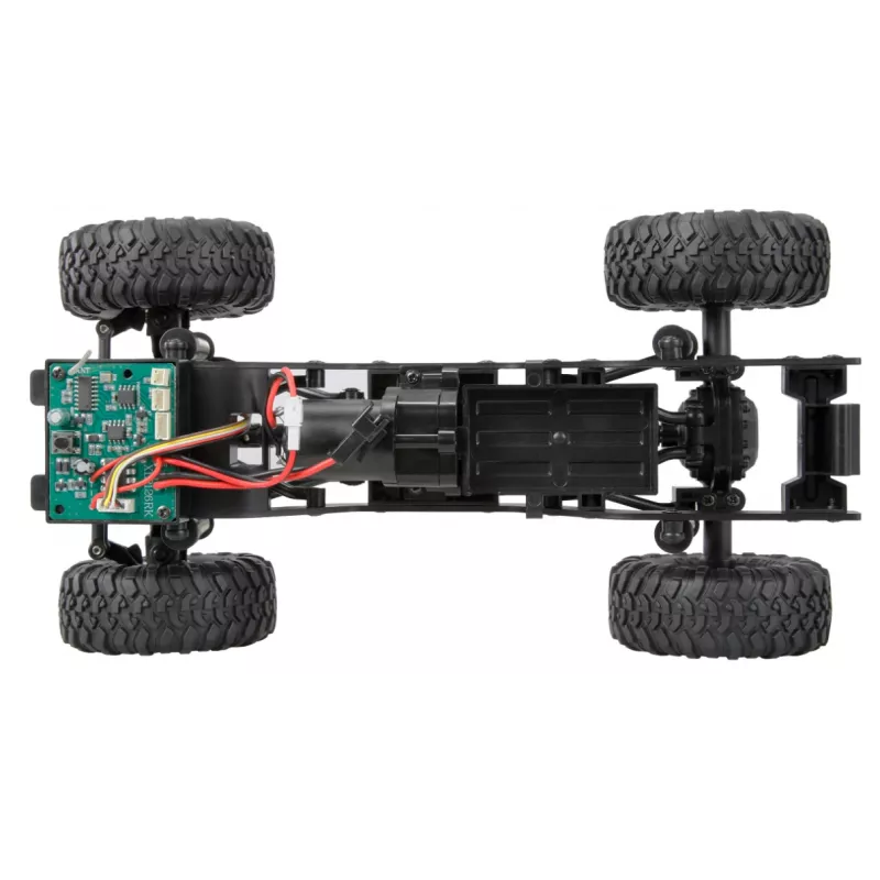 Radijo bangomis valdomas krovininis visureigis Amewi Mini-Cabalo AMXRock 4WD 1:16 RTR, elektrinis, paruoštas važiavimui