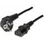 Maitinimo kabelis ShiverPeaks Basic-S juodas 3 m CEE7/7 C13 jungtis