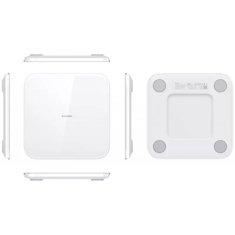 Asmeninės elektroninės svarstyklės Xiaomi Smart Scale S200 – maks. 150 kg, tikslumas 50 g, 280×280×24,5 mm, balta