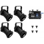 EUROLITE PAR-16 Spot Set dim2warm EDX-4 DMX RDM LED dimmerpack