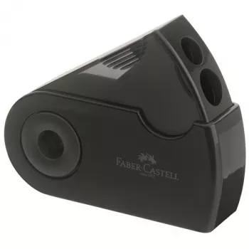 Rankinis pieštukų galąstuvas Faber-Castell SLEEVE Black