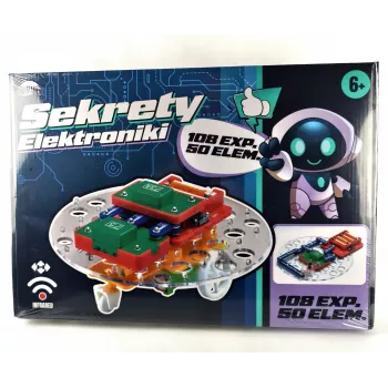 Mokomasis elektronikos rinkinys Dromader Zestaw Sekrety elektroniki – intelektuali transporto priemonė