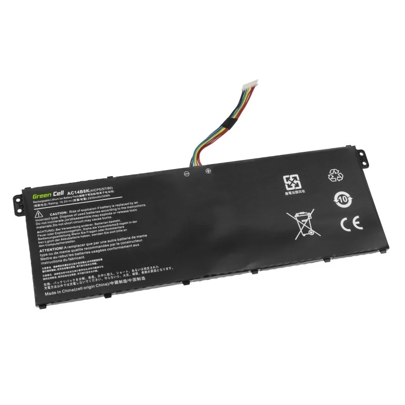 Green Cell AC72 nešiojamojo kompiuterio baterija