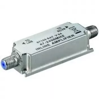 Wentronic Goobay SAT/BK antenos stiprintuvas, 47-2400 MHz, 20 dB – linijinis stiprintuvas signalo stiprinimui (67155)