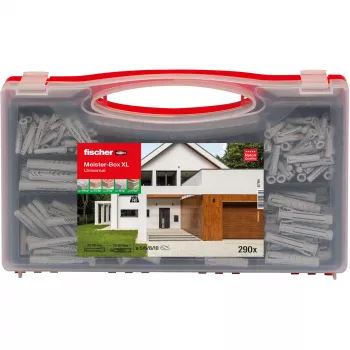 fischer 577159 Meister-Box XL sieninių kaiščių rinkinys 290 vnt.