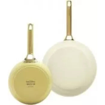 Keptuvių rinkinys GreenPan Padova Reserve — aliuminis, geltona, Ø20 cm ir Ø26 cm (2 vnt.)