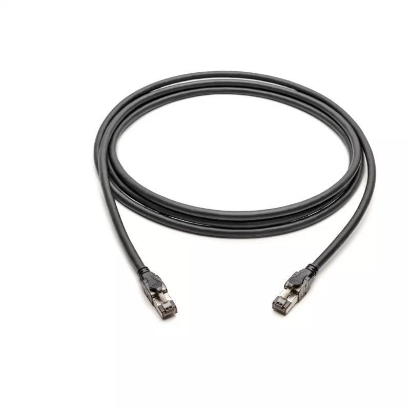 Digitus DK-1843-005 CAT 8.1 S/FTP Ethernet jungtinis kabelis 0,5 m, juodas