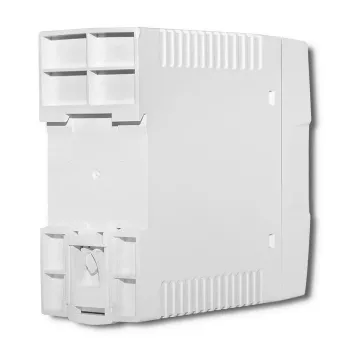 Qoltec maitinimo šaltinis ant DIN bėgelio | 40W | 24V | 1,67A | Baltas | Siauras