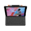 Logitech Slim Folio pilka Bluetooth QWERTZ šveicariška klaviatūra, skirta iPad