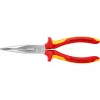 KNIPEX izoliuotos replės 1000V lenktos pailgos 200mm