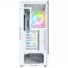 Korpusas Montech X5 Midi Tower Baltas ATX 3x140mm Ventiliatoriai