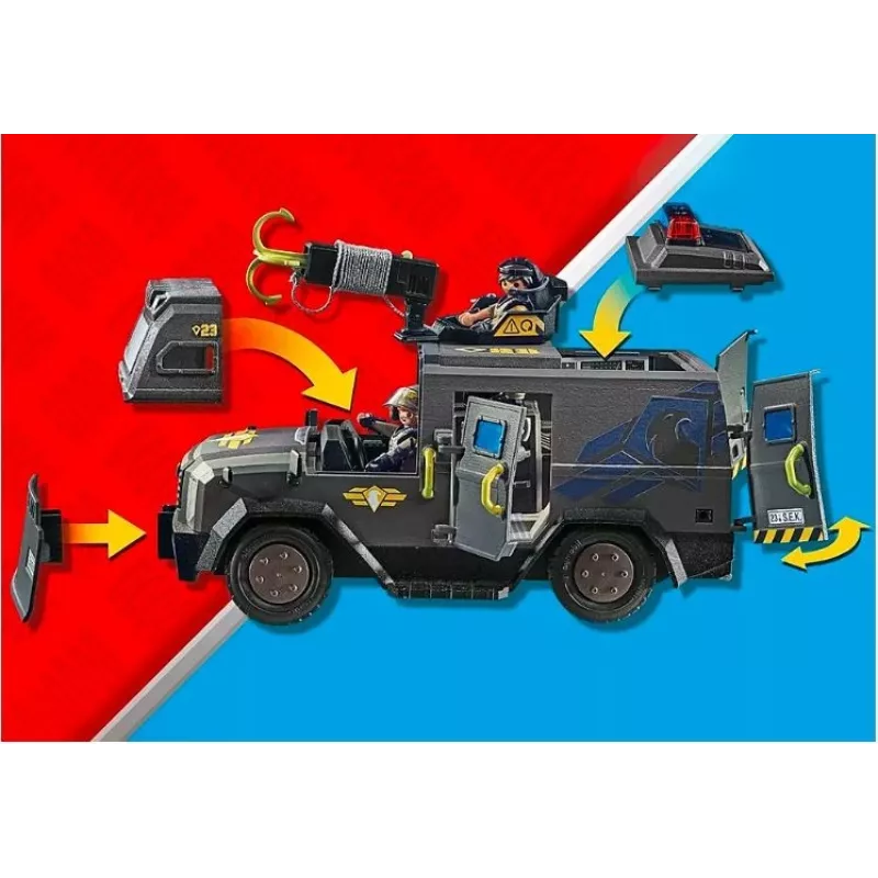 Žaidimų rinkinys Action/Adventure Playset Playmobil City Action 71144 Įvairiaspalvis 5-10 metų