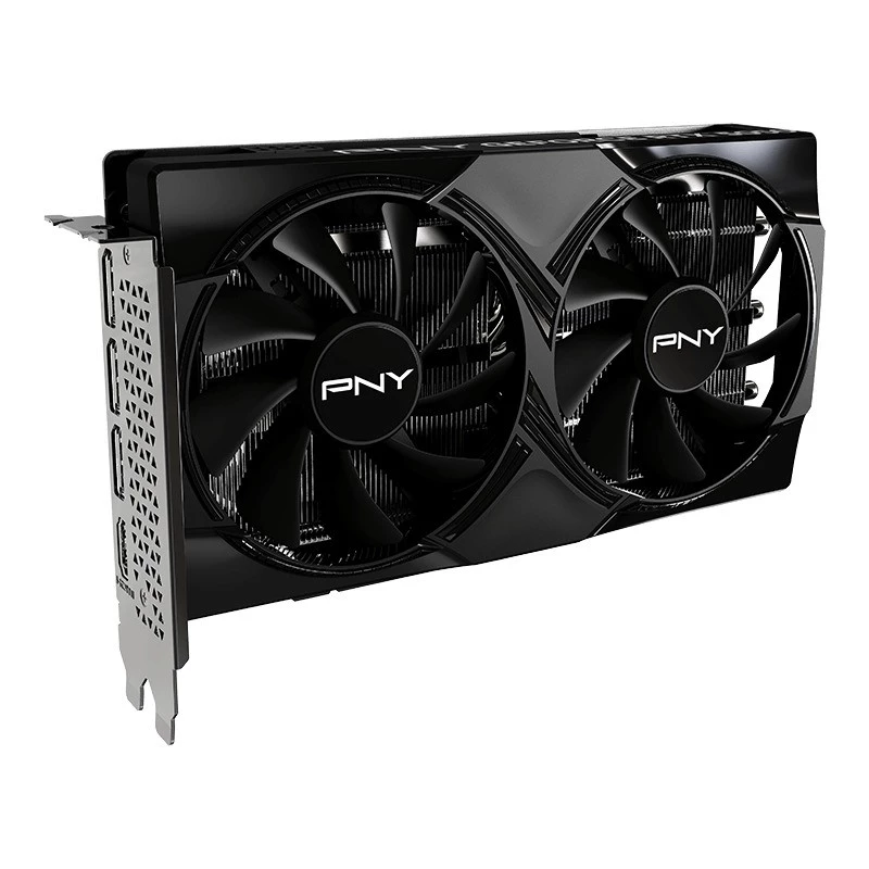 Vaizdo plokštė PNY GeForce RTX 5050 – 8 GB GDDR6, 2317 MHz, 128 bit, PCIe x8 5.0, dviejų ventiliatorių aušinimas