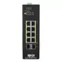 Tripp Lite NGI-S08C2POE8 valdomas Gigabit Ethernet komutatorius su PoE, 8 prievadai, juodas