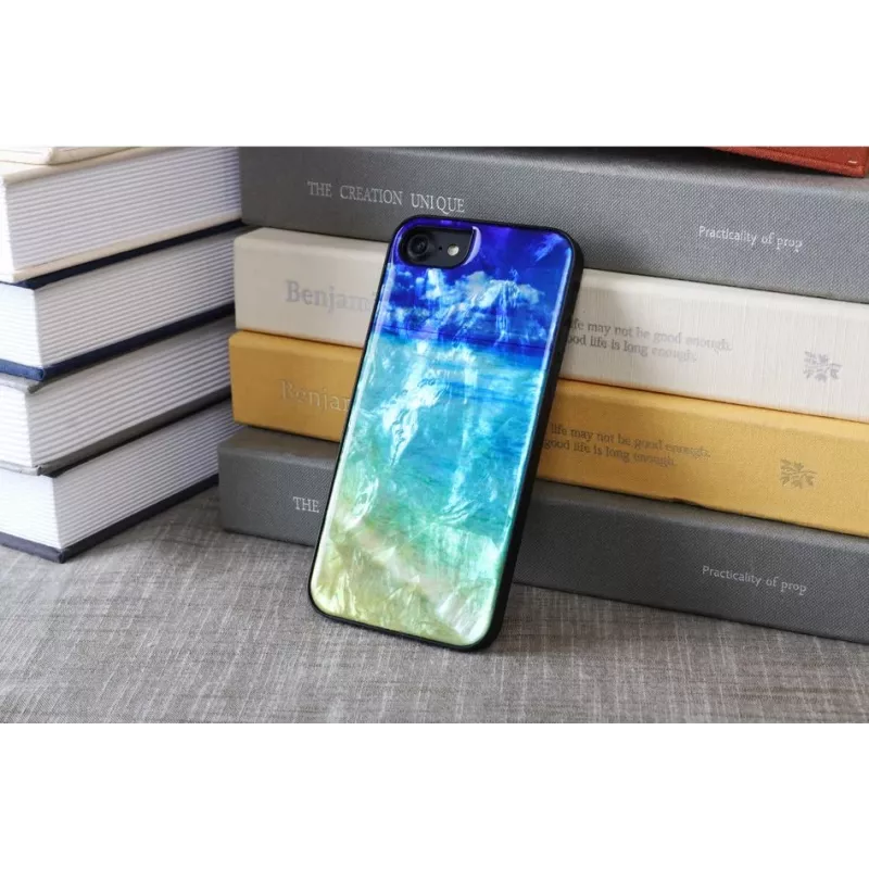 Apsauginis telefono dėklas iKins Apple iPhone 8/7 — paplūdimio juoda