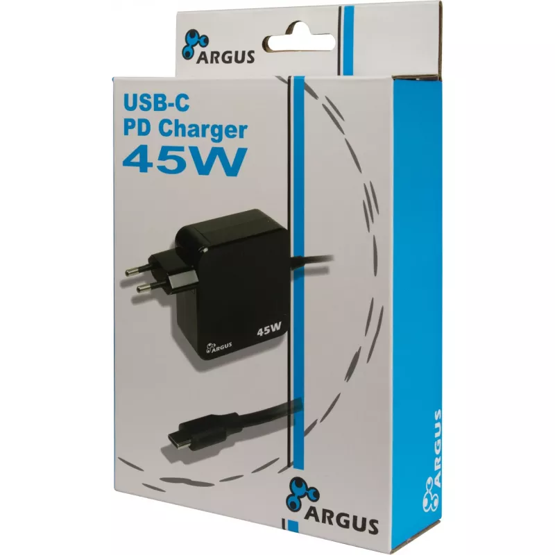 Įkroviklis Inter-Tech PD-2045 Universal Juodas AC Vidaus 20V USB-C