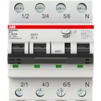 ABB RCBO jungiklis DS203NCA-B32/03P+N DS203NC B32 A30 - miniatiūrinis automatinis jungiklis (2CSR256140R1325)