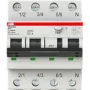 ABB RCBO jungiklis DS203NCA-B32/03P+N DS203NC B32 A30 - miniatiūrinis automatinis jungiklis (2CSR256140R1325)
