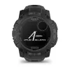 Išmanusis laikrodis GARMIN Instinct 3 – 45 mm, 3,05 cm (1,2 colio) AMOLED 390×390 liečiamas ekranas, 4 GB, GPS, silikoninis dirželis juodas, 53 g