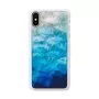 Mobiliojo telefono dėklas iKins iPhone XS/S mėlynas ežeras baltas