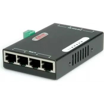 ROLINE Gigabit Ethernet PoE Injektorius, 4 Prievadai (21.13.1198)