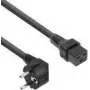 ACT maitinimo laidas CEE 7/7 (kampu) - C19 IEC Lock juodas 2 m, EL262S
