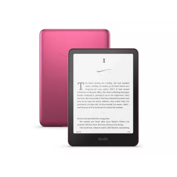 E-skaitmeninė knyga Amazon Kindle Paperwhite Signature Edition 2024 — 7 colių ekranas, 32 GB, IPX8 atsparus vandeniui, USB-C, avietinė