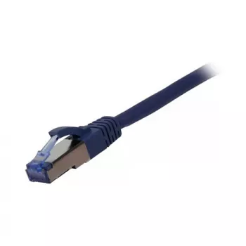 Pataisos kabelis RJ45 CAT6A 500MHz 0,5m mėlynas S-STP (S/FTP) komponentiškai išbandytas (GHMT sertifikuotas) AW