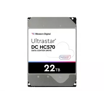 WD Ultrastar DC HC570 - Festplatte - 22TB - intern - 3.5 (8,9 cm) - SATA 6Gb/s - 7200 U/min - Puffer: 512MB - für Intel Next Unit of Computing 13 Extr