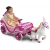 Huffy Electric Disney Princess vežimas su arkliu 6 V rožinis