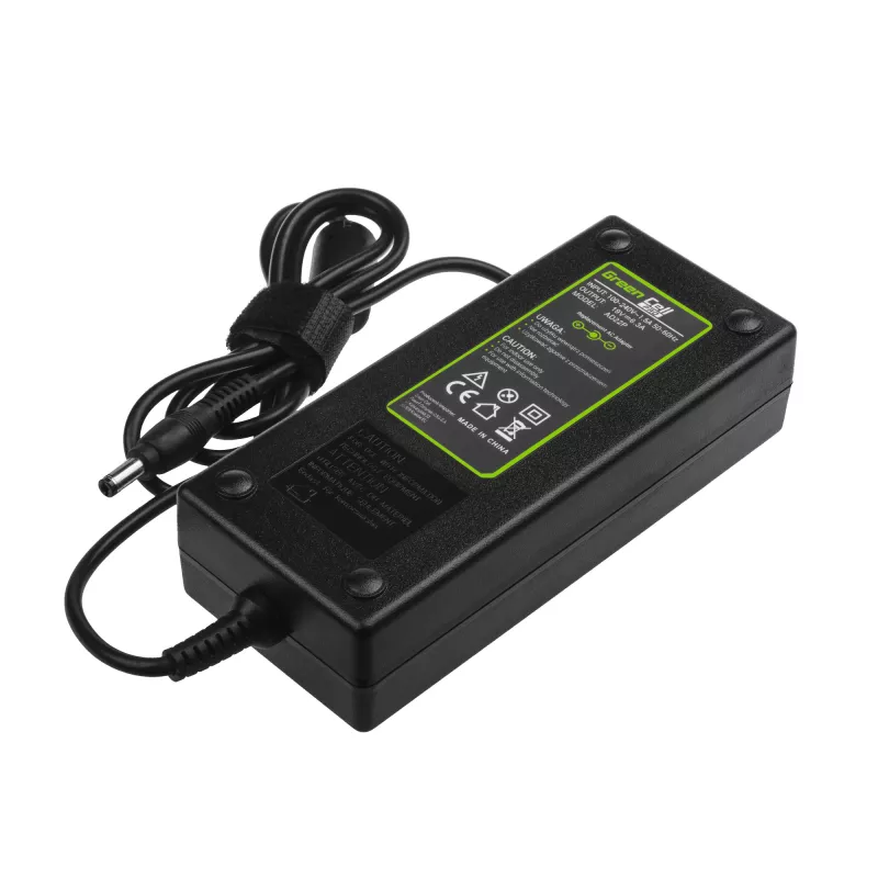 Maitinimo adapteris / inverteris Green Cell AD22P 120 W 19 V 6,3 A, skirtas ASUS nešiojamiesiems kompiuteriams, vidaus naudojimui, juodos spalvos