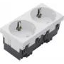 HAGER ESR2339010 Schuko kištukinis lizdas 2-f Rastec 33G rw (ESR2339010)
