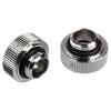 Adapteris G1/4 colio išorinis sriegis į 16 mm kietą vamzdelį BitsPower Touchaqua TA-FH16-GS, 2 vnt., sidabrinis